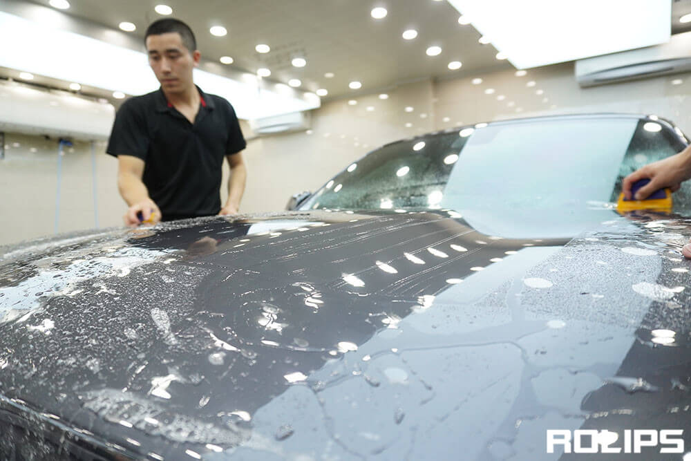 車衣怎么貼？汽車貼車衣詳細(xì)步驟流程教程（8）